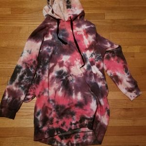 Victoria's Secret Pink tie dye hoodie dress